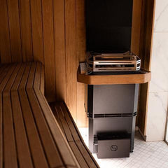 Saunum Air L 15 Sauna Heater, Air Series, 15.2kW Sauna Heater w/Climate Equalizer, Black - Green Vista Living