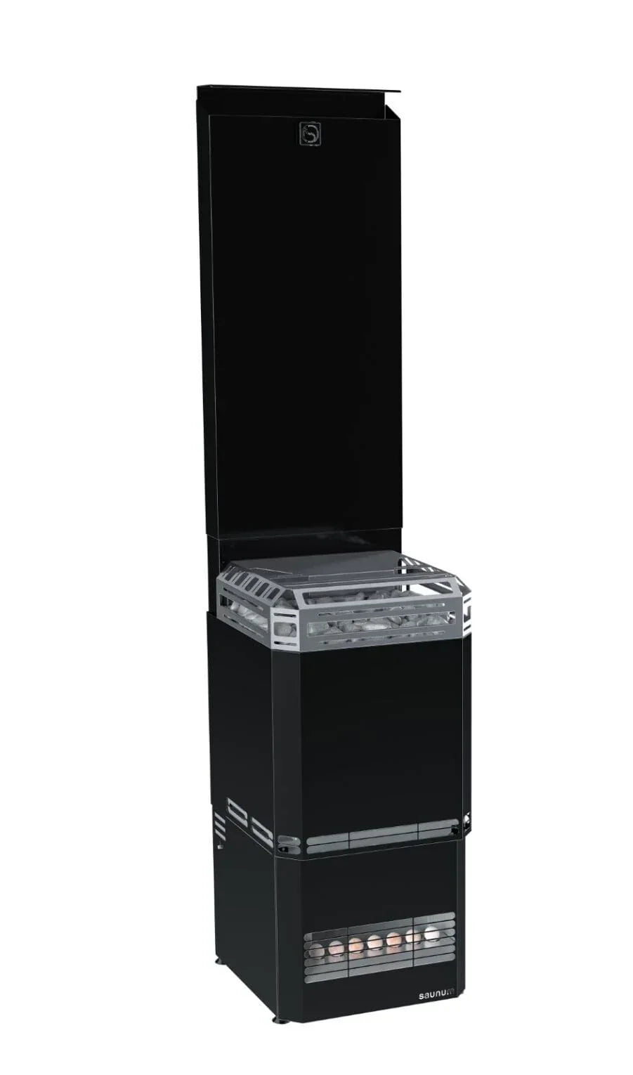 Saunum Air L 13 Sauna Heater, Air Series, 13kW Sauna Heater w/Climate Equalizer, Black - Green Vista Living