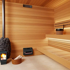 Saunum AirSolo Wall, AirSolo Series, In-Wall Sauna Temp & Steam Equalizer, Adj Height - Green Vista Living