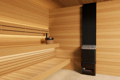 Saunum Air 5 Sauna Heater Air Series, 4.8kW Sauna Heater w/Climate Equalizer, Stainless - Green Vista Living