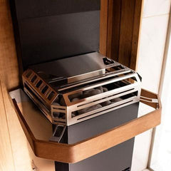 Saunum Air L 13 Sauna Heater, Air Series, 13kW Sauna Heater w/Climate Equalizer, Black - Green Vista Living
