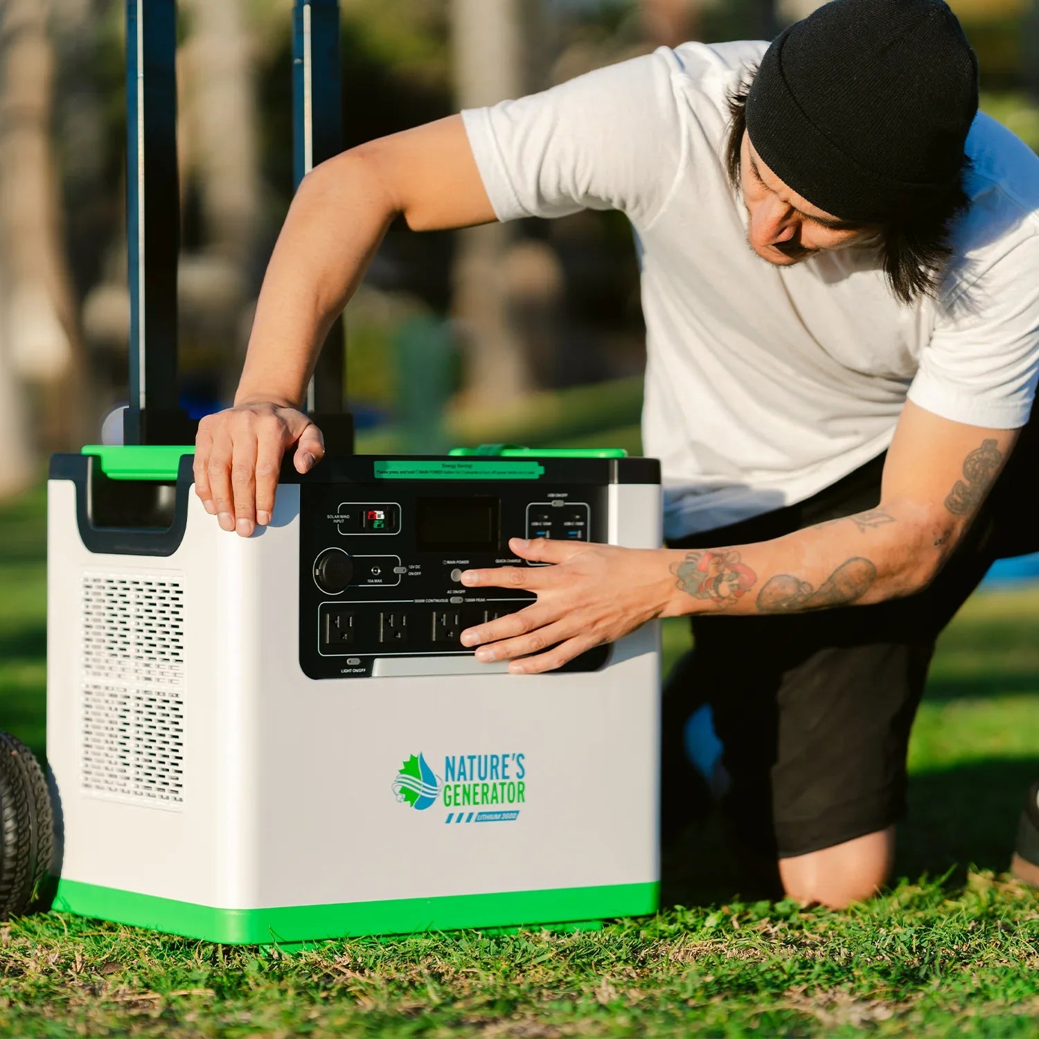 Nature's Generator Lithium 3600 Solar Generator - Green Vista Living