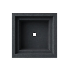Flame Havens 30" Square Shadow Cast GFRC Concrete Fire Only Bowl by Flame Havens Serenity Series
