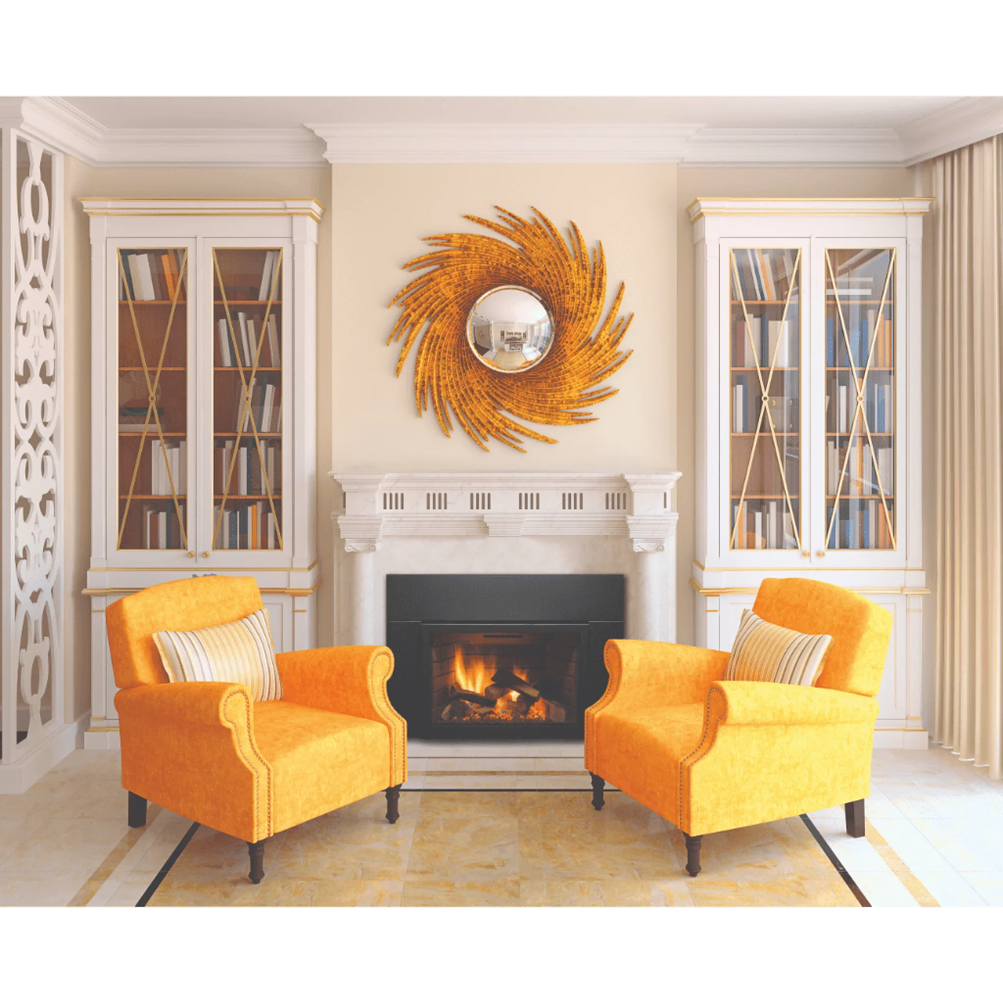 Sierra Flame by Amantii 30" Abbot Direct Vent Linear Gas Fireplace - Green Vista Living