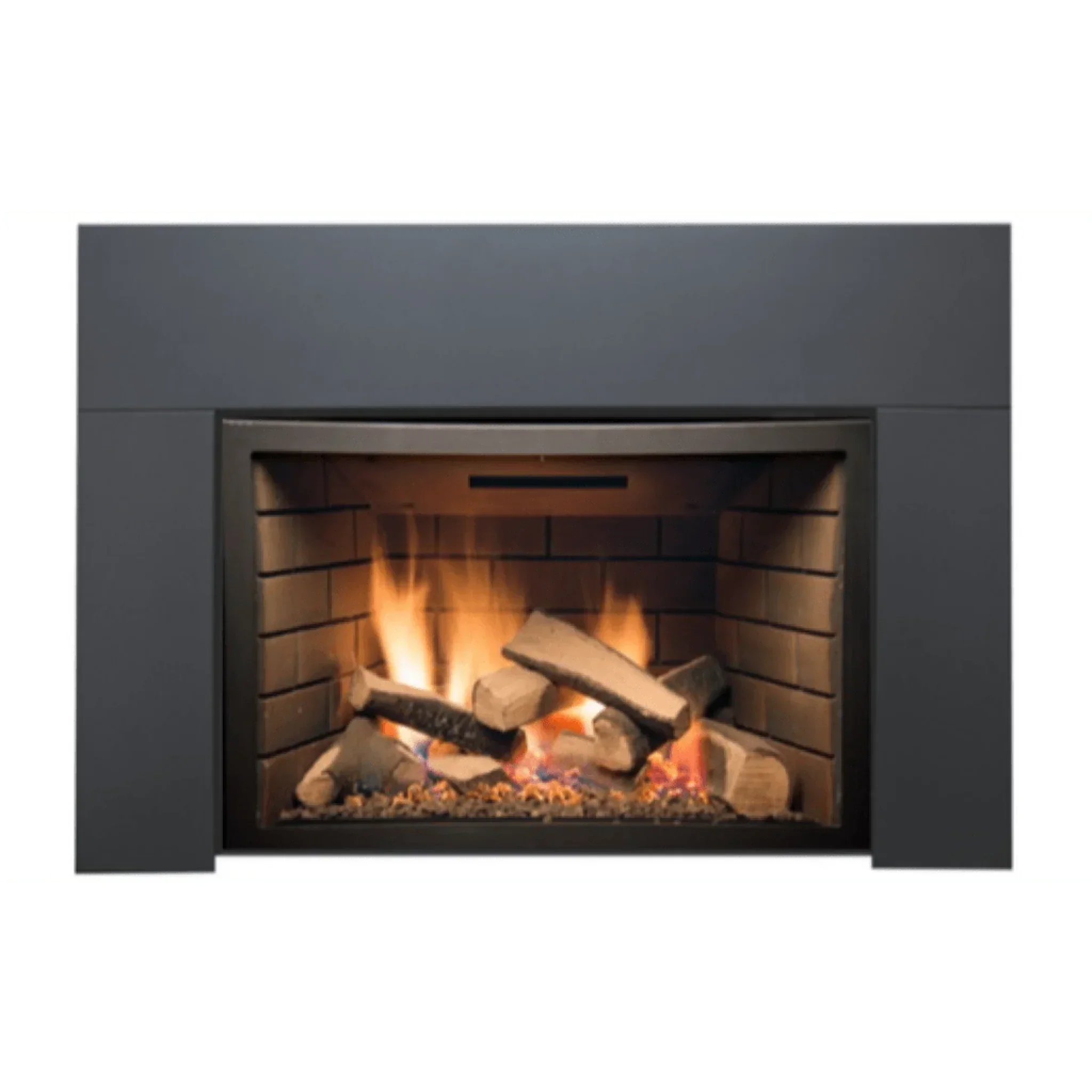 Sierra Flame by Amantii 30" Abbot Direct Vent Linear Gas Fireplace - Green Vista Living
