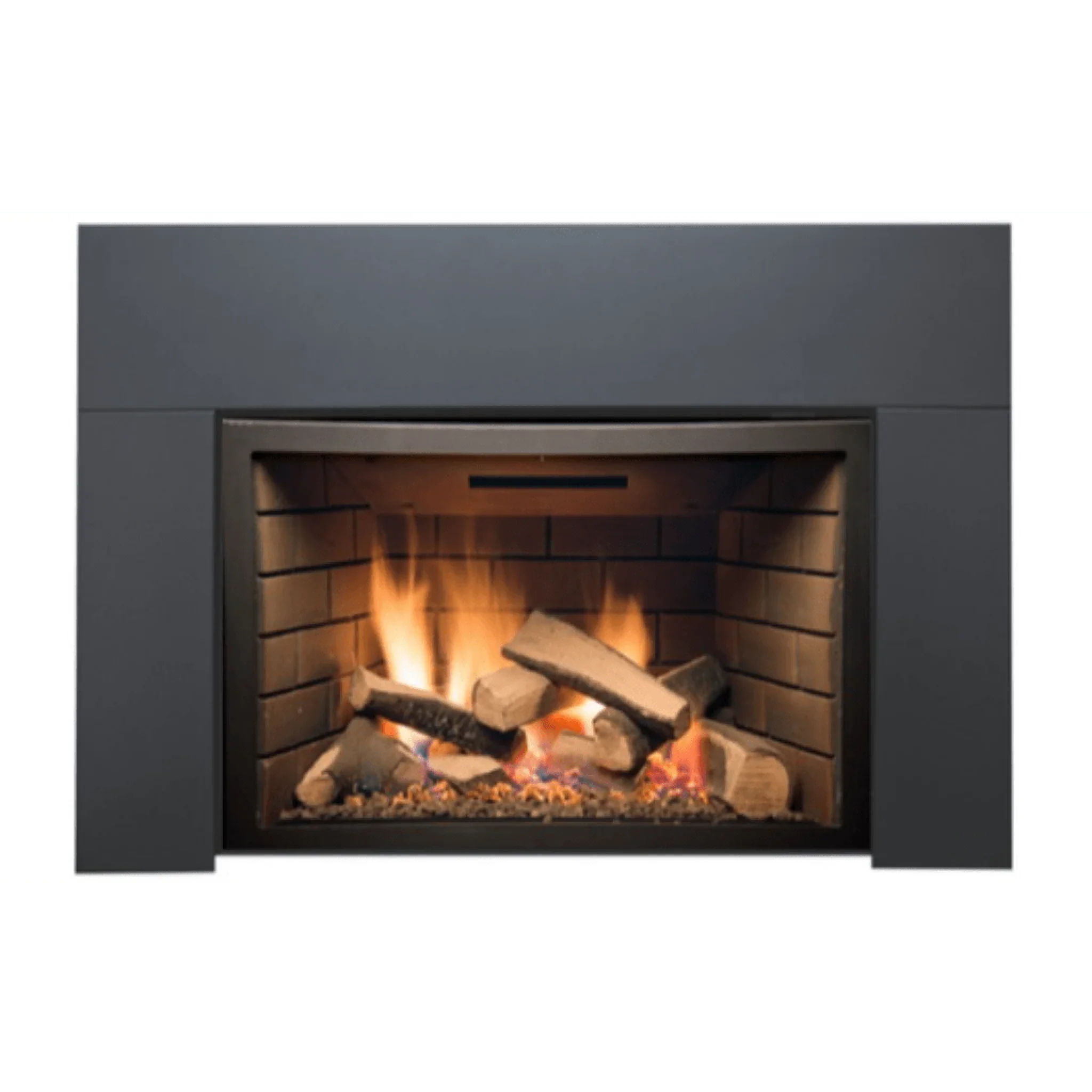 Sierra Flame by Amantii 30" Abbot Direct Vent Linear Gas Fireplace - Green Vista Living