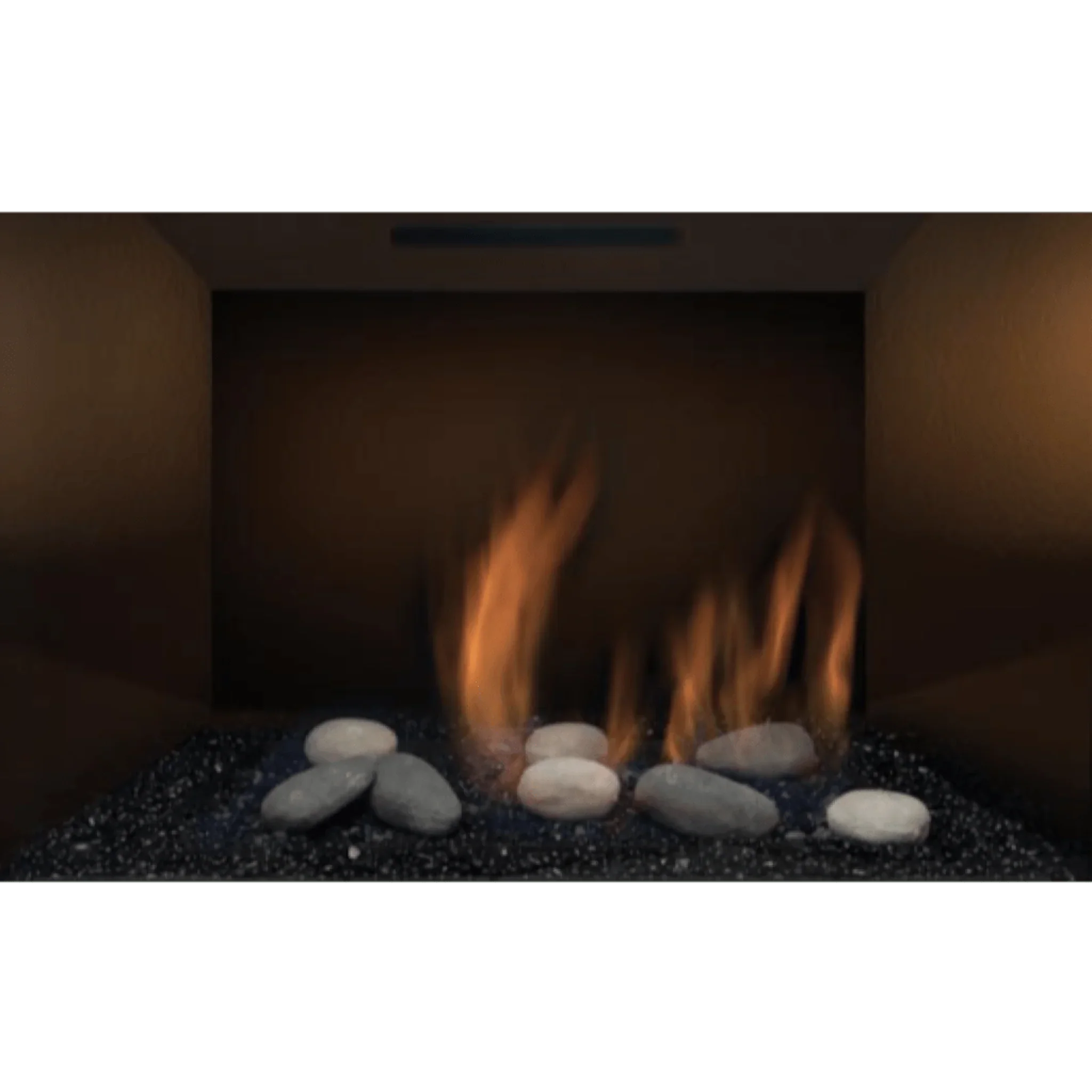 Sierra Flame by Amantii 30" Abbot Direct Vent Linear Gas Fireplace - Green Vista Living