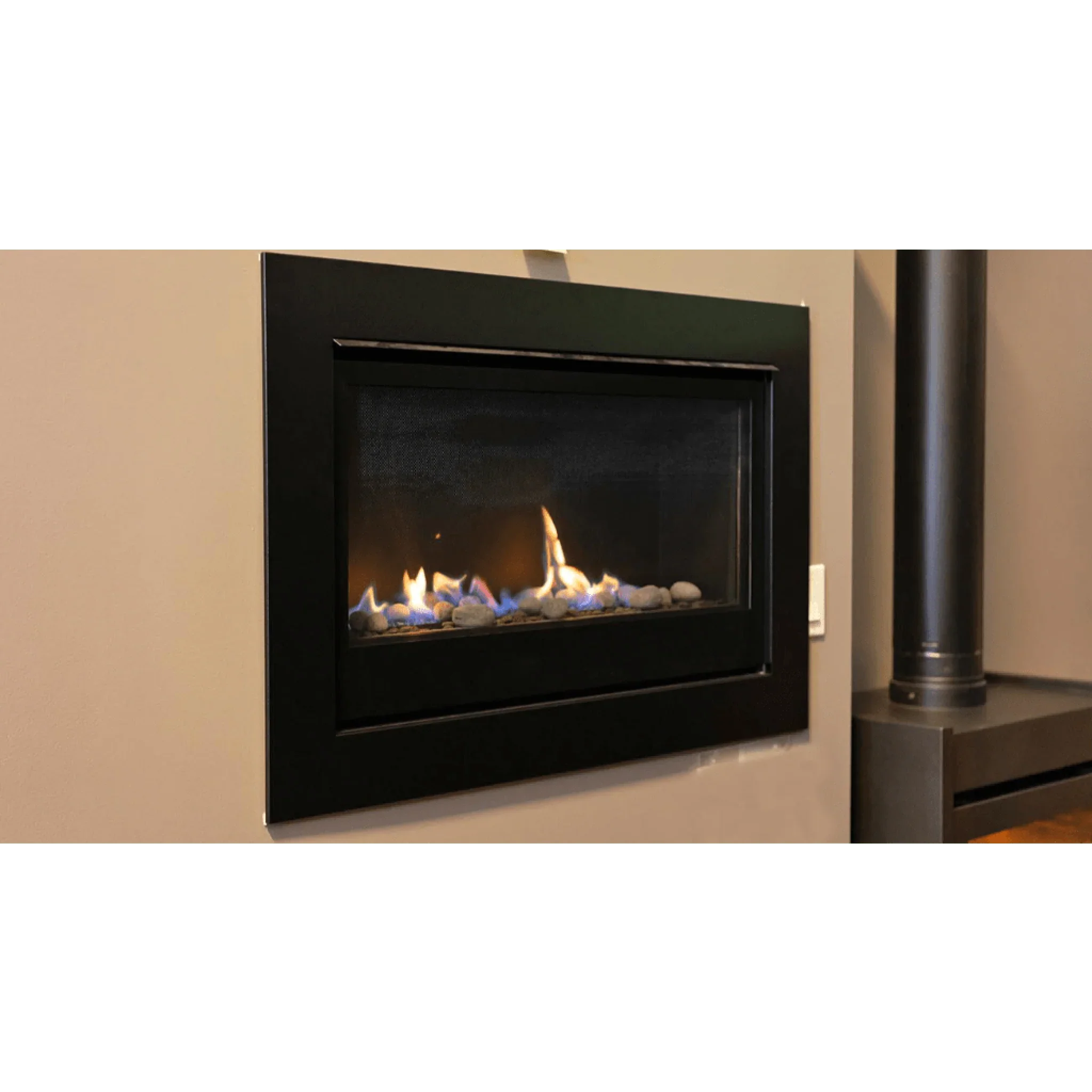 Sierra Flame by Amantii 36" Boston Linear Direct Vent Gas Fireplace - Green Vista Living
