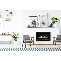 Sierra Flame by Amantii 36" Boston Linear Direct Vent Gas Fireplace - Green Vista Living