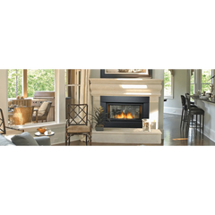 Sierra Flame by Amantii 36" Palisade See-Through Direct Vent Linear Fireplace - Green Vista Living