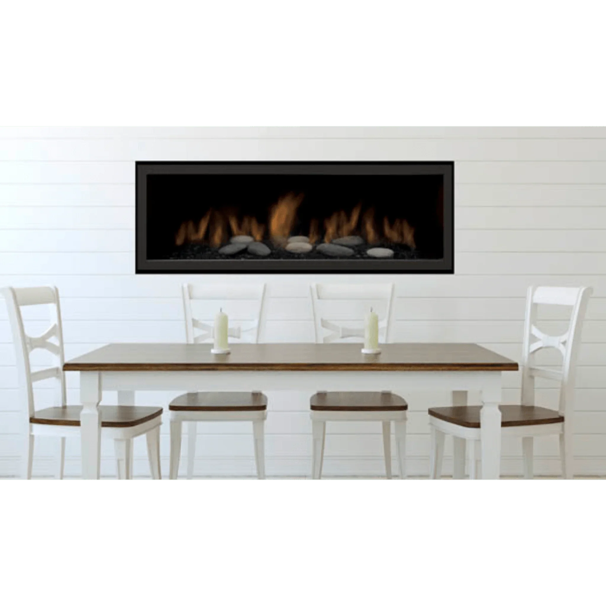 Sierra Flame by Amantii 55" Stanford Direct Vent Linear Gas Fireplace - Green Vista Living