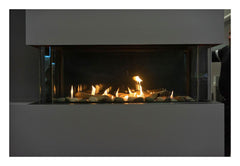 Sierra Flame by Amantii Lyon 48" 4-Sided See-Through Natural Gas Fireplace