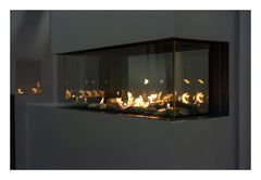 Sierra Flame by Amantii Lyon 48" 4-Sided See-Through Natural Gas Fireplace