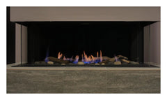 Sierra Flame by Amantii Toscana 38" Three-Sided Peninsula Direct Vent Natural Gas Fireplace - Green Vista Living