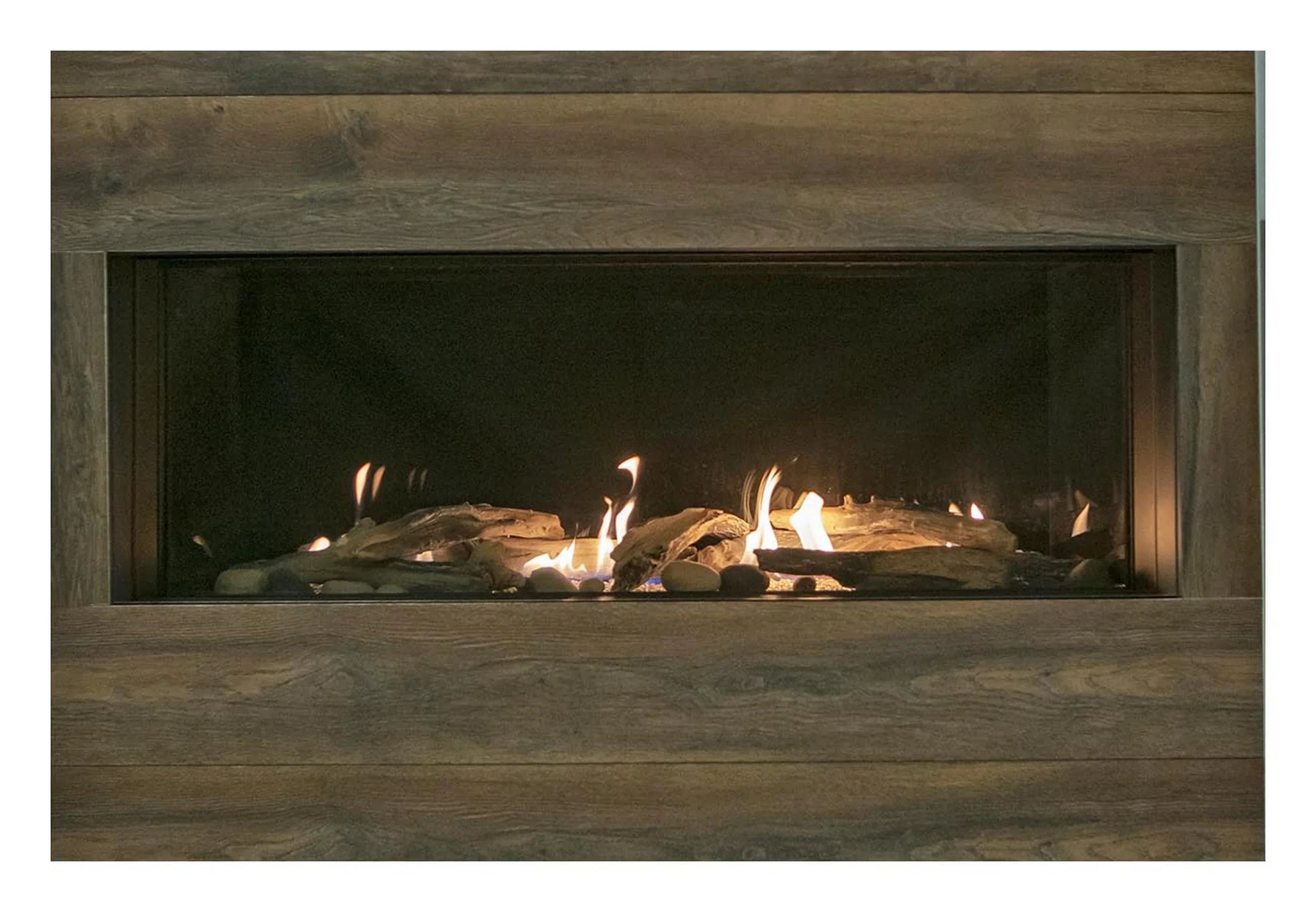 Sierra Flame by Amantii Vienna 60" Direct Vent Linear Style Natural Gas Fireplace - Green Vista Living