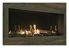 Sierra Flame by Amantii Vienna 40" Direct Vent Linear Style Natural Gas Fireplace - Green Vista Living