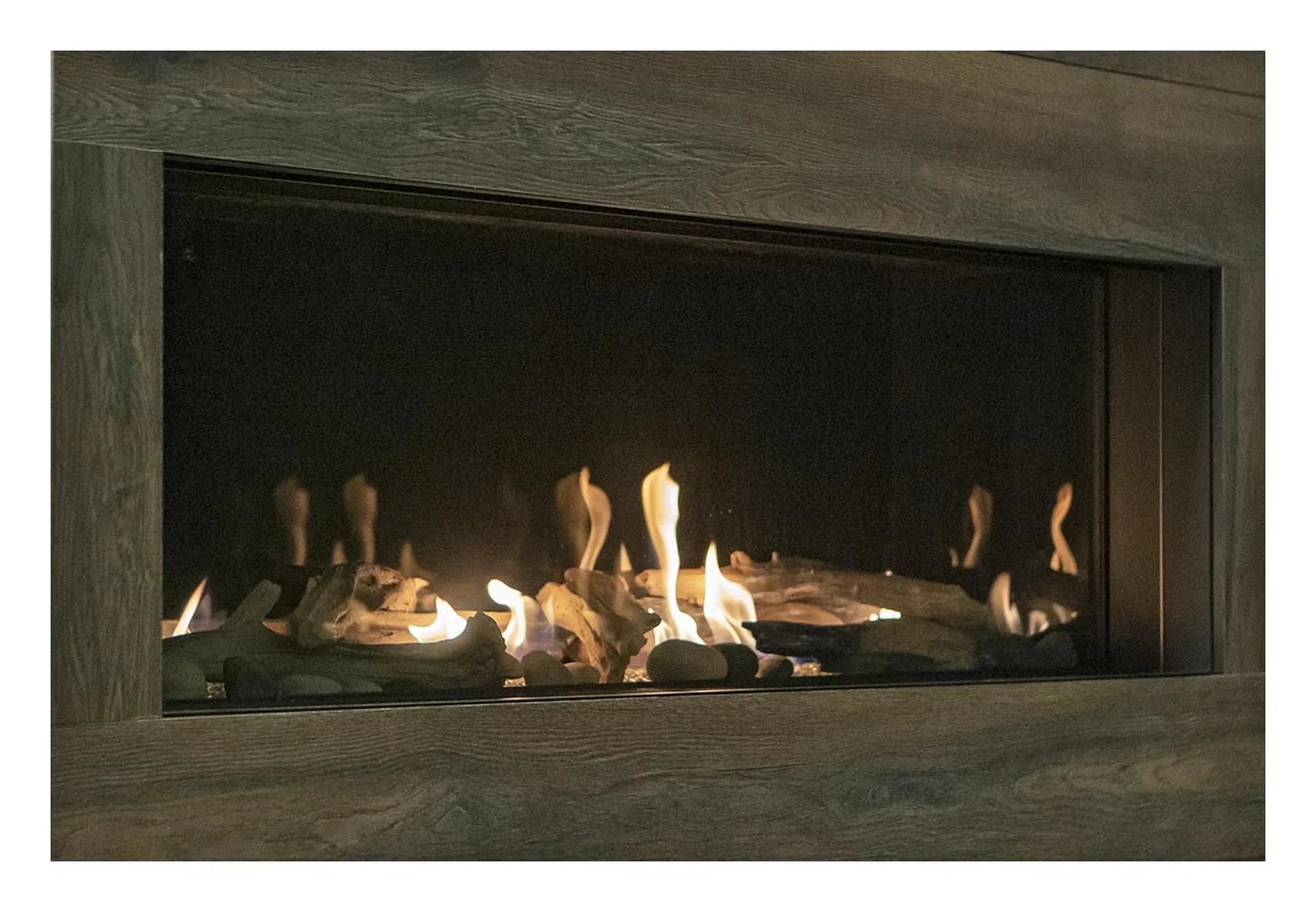 Sierra Flame by Amantii Vienna 40" Direct Vent Linear Style Propane Gas Fireplace - Green Vista Living