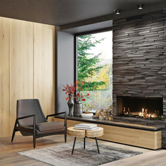 Sierra Flame by Amantii Vienna 50" Direct Vent Linear Style Natural Gas Fireplace - Green Vista Living
