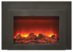 Amantii Sierra Flame 30 Inch Flush Mount Electric Fireplace Insert