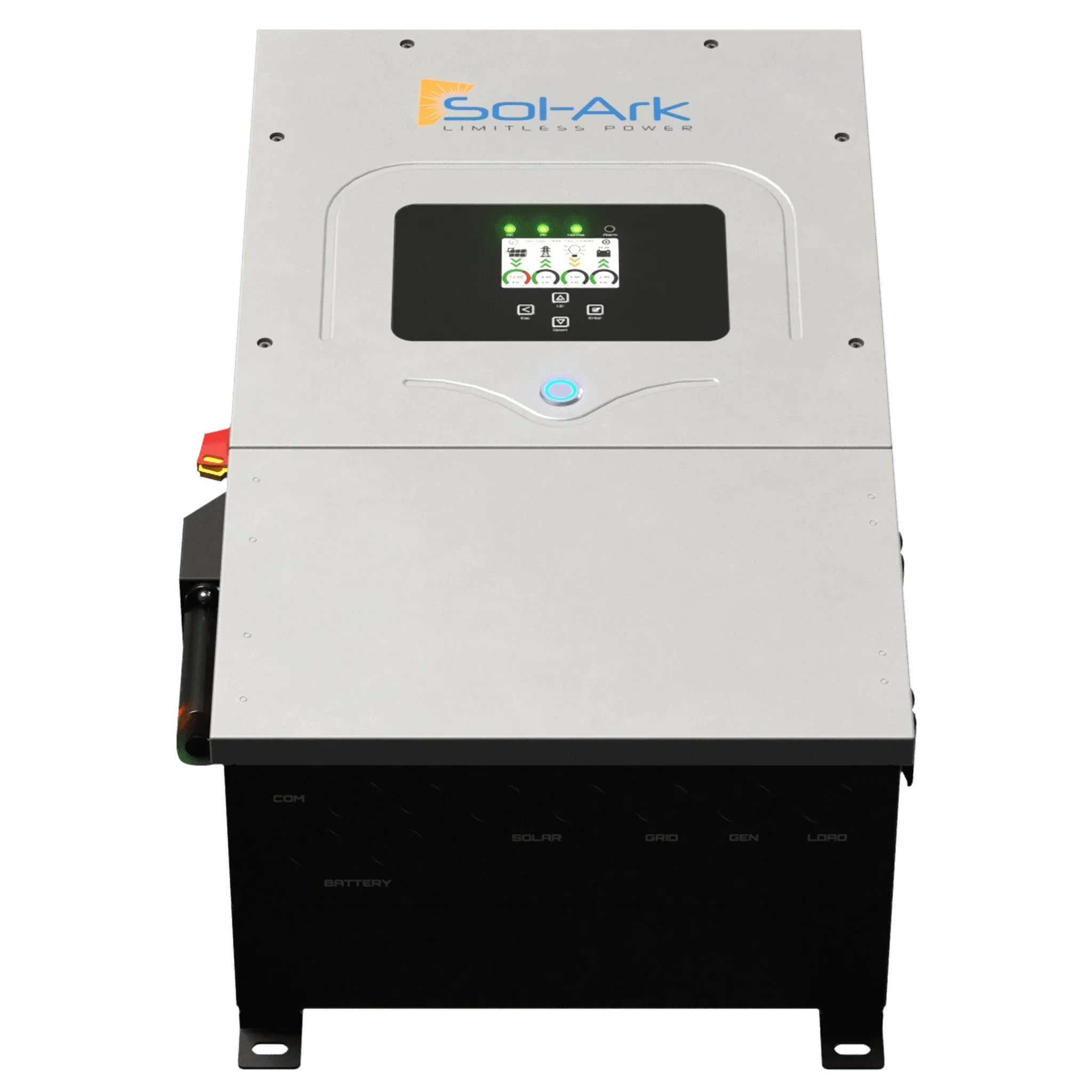 Sol-Ark 12K EMP Hardened | All-In-One Pre-Wired Hybrid Solar Inverter | 120/240/208V 48V | 10-Year Warranty - Green Vista Living