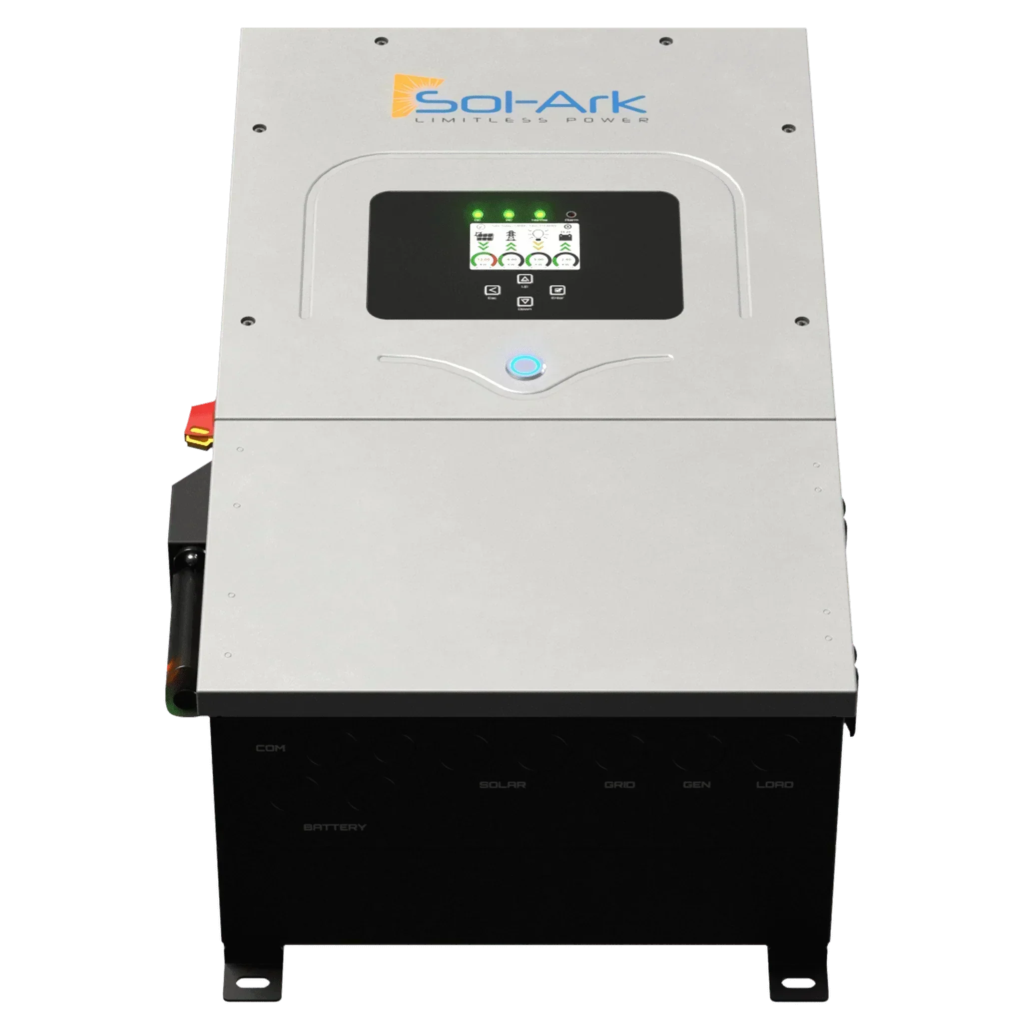 Sol-Ark 12K EMP Hardened | All-In-One Pre-Wired Hybrid Solar Inverter | 120/240/208V 48V | 10-Year Warranty - Green Vista Living