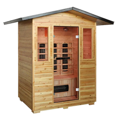 Cal Saunas Solara-Outdoor 3 Person Infrared Sauna - Green Vista Living