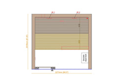 Thermasol Spectra - Tyrol Panel, 3-4 Person, Outdoor Sauna - Green Vista Living