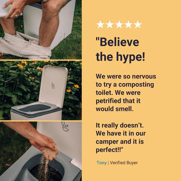 Trelino Evo L Composting & Camping Toilet - Green Vista Living
