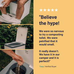 Trelino Evo L Composting & Camping Toilet - Green Vista Living