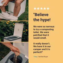 Trelino Evo L Composting & Camping Toilet - Green Vista Living