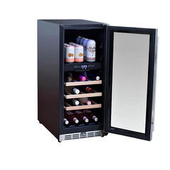 Summerset 15 Inch 3.2 Cu. Ft. Outdoor Dual Zone Wine Cooler - RFR-15WD - Green Vista Living