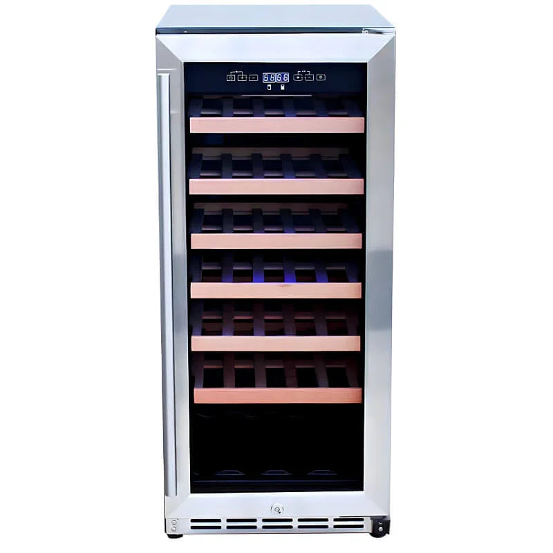 Summerset 15 Inch 3.2 Cu. Ft. Outdoor Single Zone Wine Cooler - RFR-15W - Green Vista Living