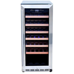Summerset 15 Inch 3.2 Cu. Ft. Outdoor Single Zone Wine Cooler - RFR-15W - Green Vista Living
