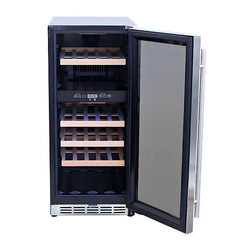 Summerset 15 Inch 3.2 Cu. Ft. Outdoor Dual Zone Wine Cooler - RFR-15WD - Green Vista Living