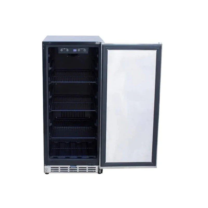 Summerset 15 Inch 3.2 Cu. Ft. Outdoor Refrigerator - RFR-15S - Green Vista Living