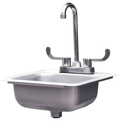 Summerset 15-Inch x 15-Inch Drop-in Sink - SNK-15D - Green Vista Living
