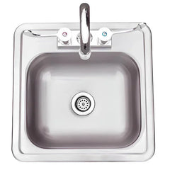 Summerset 15-Inch x 15-Inch Drop-in Sink - SNK-15D - Green Vista Living