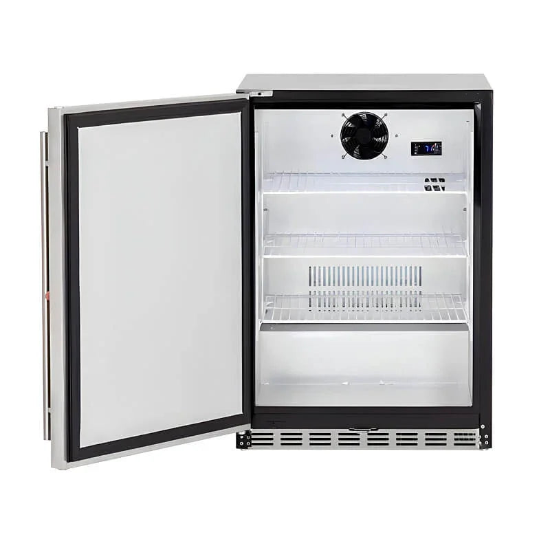 Summerset 24 Inch 5.1c Deluxe Outdoor Rated Refrigerator - RFR-24D - Green Vista Living