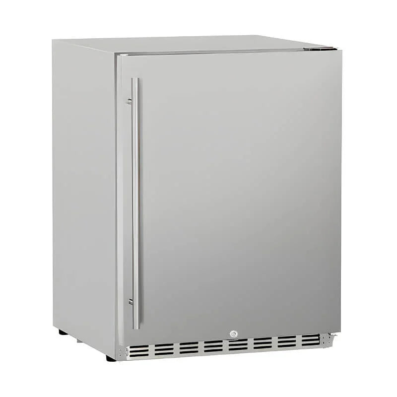Summerset 24 Inch 5.1c Deluxe Outdoor Rated Refrigerator - RFR-24D - Green Vista Living