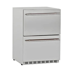 Summerset 24-Inch 5.1 Cu. Ft. Outdoor Rated Two Drawer Refrigerator - RFR-24DR2-A - Green Vista Living