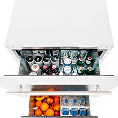 Summerset 24-Inch 5.1 Cu. Ft. Outdoor Rated Two Drawer Refrigerator - RFR-24DR2-A - Green Vista Living