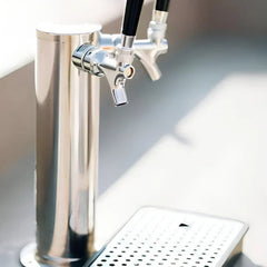 Summerset 24-Inch 6.6 Cu. Ft. Outdoor Rated Double Tap Kegerator - RFR-24DK2 - Green Vista Living