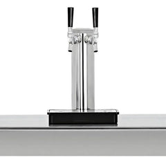 Summerset 24-Inch 6.6 Cu. Ft. Outdoor Rated Double Tap Kegerator - RFR-24DK2 - Green Vista Living