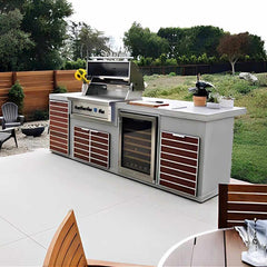 Summerset 24-Inch 5.1 Cu. Ft. Outdoor Single Zone Wine Cooler - RFR-24W - Green Vista Living
