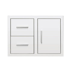 Summerset 30 Inch Flush Mount 2 Drawer & Access Door Combo - DC2-30 - Green Vista Living