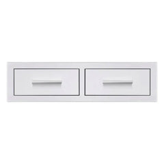 Summerset 32-Inch Stainless Steel Horizontal Double Drawer - DR2-32H - Green Vista Living