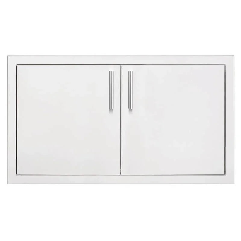 Summerset 33 Inch Masonry Stainless Steel Double Access Door - DD-33M - Green Vista Living