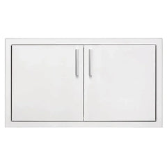 Summerset 33 Inch Masonry Stainless Steel Double Access Door - DD-33M - Green Vista Living