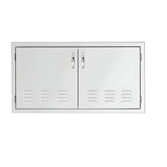Summerset 33-Inch Vented Stainless Steel Double Access Door - SSDD-33V - Green Vista Living