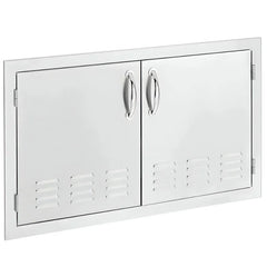 Summerset 33-Inch Vented Stainless Steel Double Access Door - SSDD-33V - Green Vista Living
